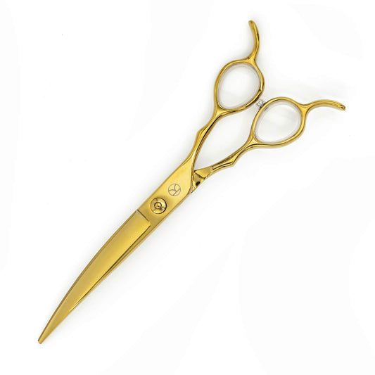 Gold 7" Extreme Curved Scissor