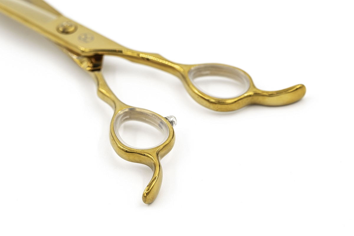 Gold 7" Extreme Curved Scissor