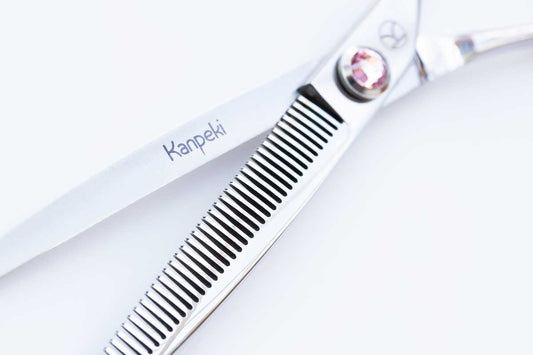 Kanpeki Curved Pink 6.5" 45T Thinning Scissor