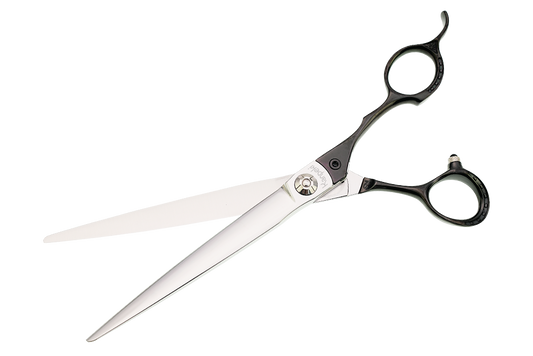 Pegasus 7.25" Straight Black Handle Scissor
