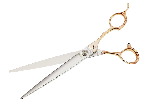 Pegasus 7.25" Straight Gold Handle Scissor