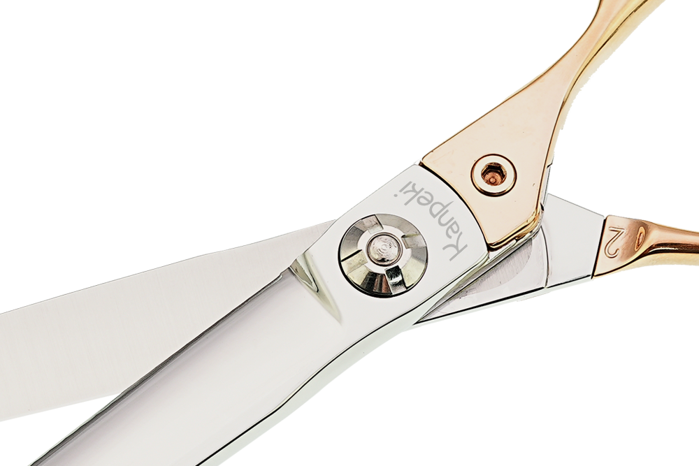 Pegasus 7.25" Straight Gold Handle Scissor