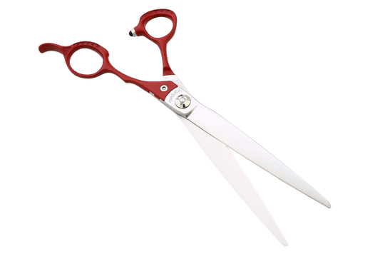 Pegasus 7.25" Straight Red Handle Scissor
