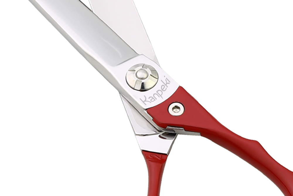 Pegasus 7.25" Straight Red Handle Scissor
