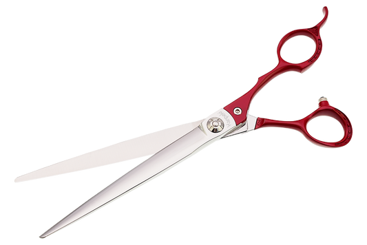 Pegasus 7.5" Straight Red Handle Scissor