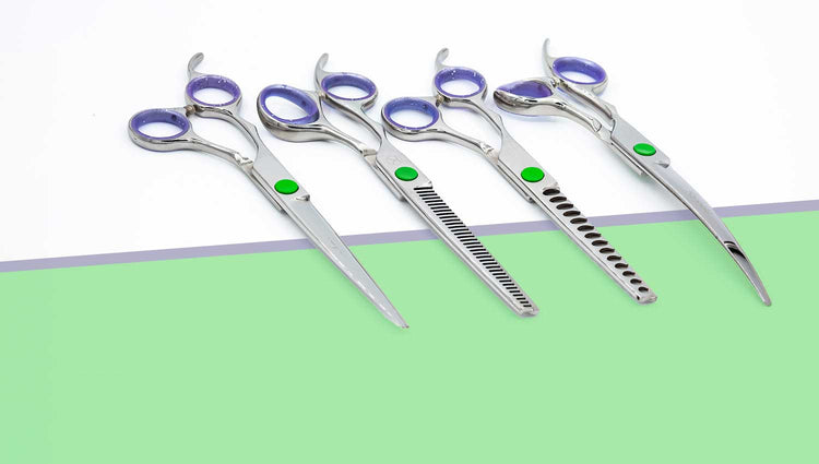 Kanpeki Left-Handed Dog Grooming Scissor Range