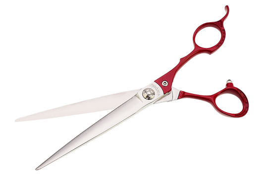 Pegasus 7" Straight Red Handle Scissor