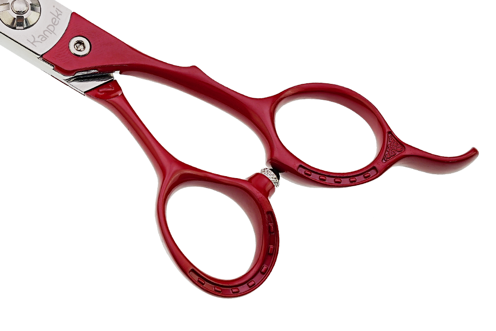 Pegasus 7" Straight Red Handle Scissor
