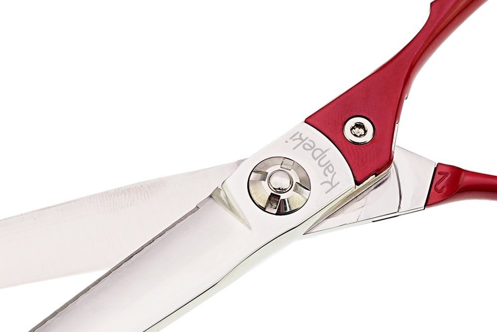 Pegasus 7" Straight Red Handle Scissor