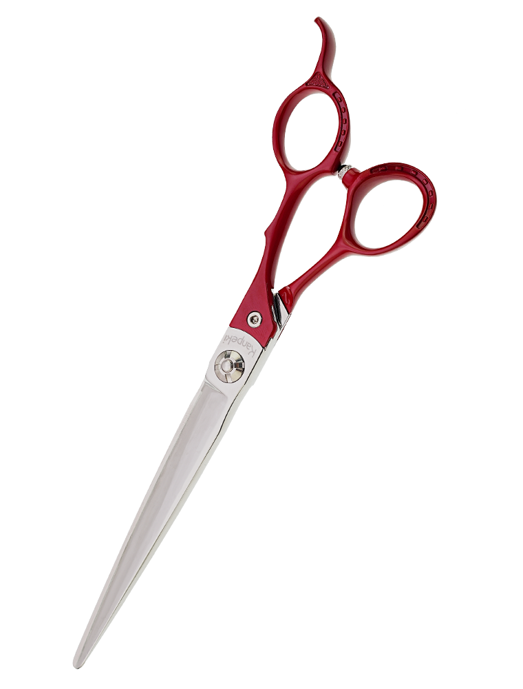 Pegasus 7" Straight Red Handle Scissor
