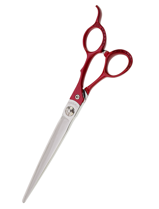 Pegasus 7" Straight Red Handle Scissor