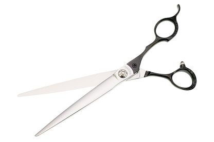 Pegasus 7.25" Straight Black Handle Scissor