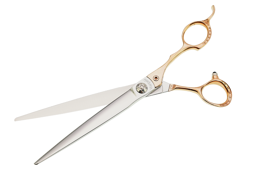 Pegasus 7.25" Straight Gold Handle Scissor