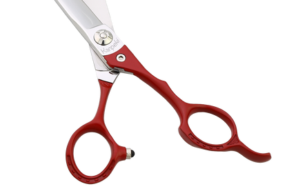 Pegasus 7.25" Straight Red Handle Scissor