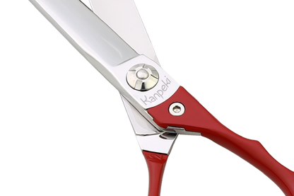 Pegasus 7.25" Straight Red Handle Scissor