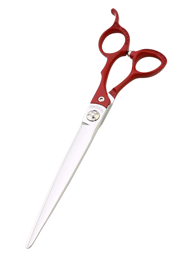 Pegasus 7.25" Straight Red Handle Scissor
