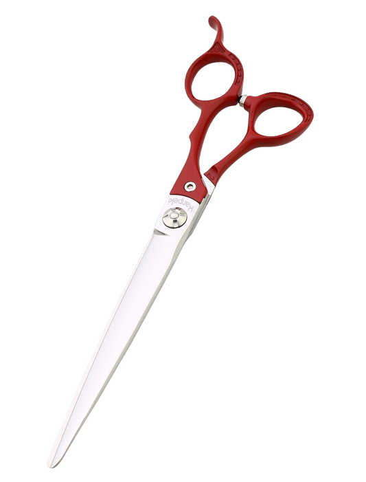 Pegasus 7.25" Straight Red Handle Scissor