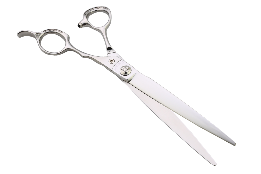 Pegasus 7.25" Straight Silver Handle Scissor