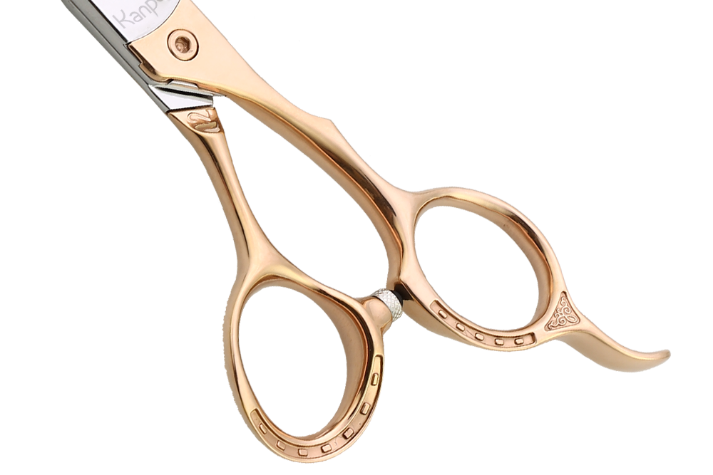 Pegasus 7.5" Straight Gold Handle Scissor