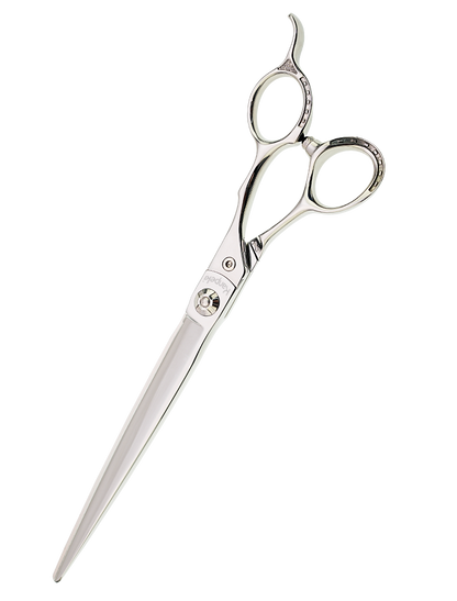 Pegasus 7.5" Straight Silver Handle Scissor